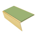 Carpet Stair Nosing 2.44m Aluminium Rake Back PVC Insert