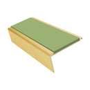 Aluminium Stair Nosing 2.75m Rake Back Single Insert Strip