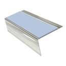 Aluminium Stair Nosing Rake Back 2.44m 70mm Single Channel