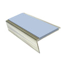 Aluminium Stair Nosing 2.75m Rake Back Single Insert Strip