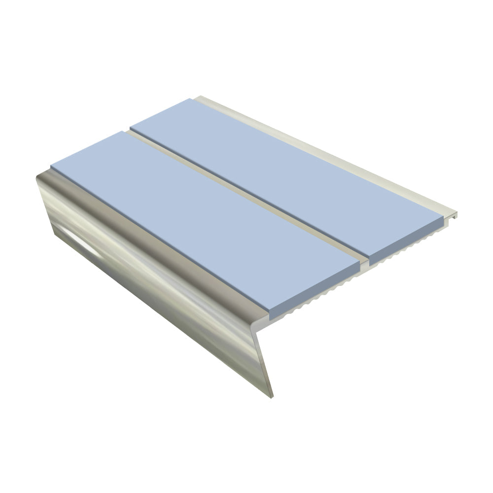 Rake Back Stair Nosing 2.44m Double PVC