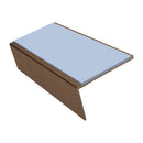 Aluminium Stair Nosing 2.75m 46mm Tread 25mm Riser