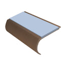 Bullnose Aluminium Stair Nosing 2.75m Single Insert 39mm