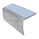 Heavy Duty Chevron Aluminium Stair Nosing 3.22m Single Insert 65mm Riser Slip-Resistant Durable for Medium Carpets & Smooth Flooring