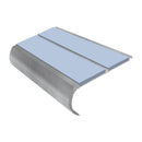Bullnose Stair Nosing 2.75m Aluminium Double PVC Insert 39mm