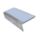 Aluminium Stair Nosing 2.75m Rake Back Single Insert Strip