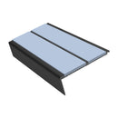 Rake Back Stair Nosing 2.75m Aluminium Double PVC Insert 5mm