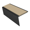 Rakeback Aluminium Stair Nosing 2.44m 62mm Tread 5mm Gauge