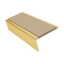 Aluminium Stair Nosing 2.75m Rake Back Single Insert Strip