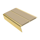 Rake Back Stair Nosing 2.75m Aluminium Double PVC Insert 5mm