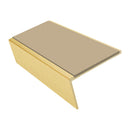 Carpet Stair Nosing 2.44m Aluminium Rake Back PVC Insert