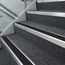PVC Stair Nosing Inserts 38mm 50mm Commercial High Traffic