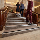 Black Aluminium Stair Nosing 10mm Anti Slip Multi Floor