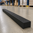 Carborundum insert strip in obsidian black grit
