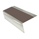 Aluminium Stair Nosing Rake Back 2.44m 70mm Single Channel