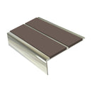 Square Aluminium Stair Nosing 2.75m 93mm Tread 32mm Riser