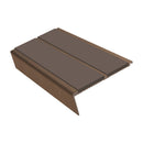 Rake Back Stair Nosing 2.75m Aluminium Double PVC Insert 5mm