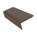 Aluminium Stair Nosing 2.75m Rake Back Single Insert Strip