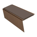 Rakeback Aluminium Stair Nosing 2.44m 62mm Tread 5mm Gauge
