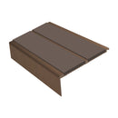 Square Aluminium Stair Nosing 2.44m 93mm Tread 32mm Riser