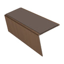 Rake Back Aluminium Stair Nosing 2.44m 56mm Tread PVC Insert