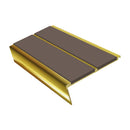 Rake Back Stair Nosing 2.75m Aluminium Double PVC Insert 5mm