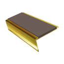 Aluminium Stair Nosing 2.75m Rake Back Single Insert Strip