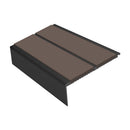 Square Aluminium Stair Nosing 2.75m 93mm Tread 32mm Riser