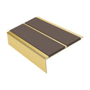 Square Aluminium Stair Nosing 2.44m 93mm Tread 32mm Riser