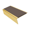 Aluminium Stair Nosing 2.75m Rake Back Single Insert Strip