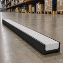 Carborundum insert strip in off-white chalk grit