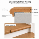Solid Wood Stair Nosing | Oak Tread | 50mm Wide | 2.5m | 10mm & 13.5mm | 2 Profiles
