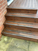 90mm Fine Grit Non-Slip Decking Strips - Anti-Slip for Damp & Frosty Conditions - Durable GRP - Easy Installation - Suitable for Indoor & Outdoor Use