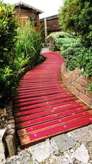 90mm Fine Grit Non-Slip Decking Strips - Anti-Slip for Damp & Frosty Conditions - Durable GRP - Easy Installation - Suitable for Indoor & Outdoor Use