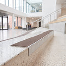 DDA Compliant Stair Nosing 56x55mm Aluminium Slip Resistant
