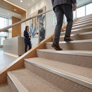 DDA Compliant Stair Nosing 56x55mm Aluminium Slip Resistant