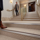 DDA Compliant Stair Nosing 56x55mm Aluminium Slip Resistant