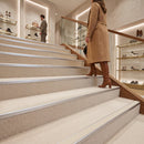 DDA Compliant Stair Nosing 56x55mm Aluminium Slip Resistant