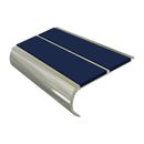 Bullnose Stair Nosing 2.75m Aluminium Double PVC Insert 39mm