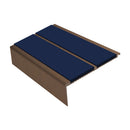 Square Aluminium Stair Nosing 2.75m 93mm Tread 32mm Riser