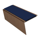 Aluminium Stair Nosing Rake Back 2.75m 62mm Heavy Duty