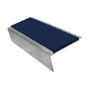 Aluminium Stair Nosing 2.75m Rake Back Single Insert Strip