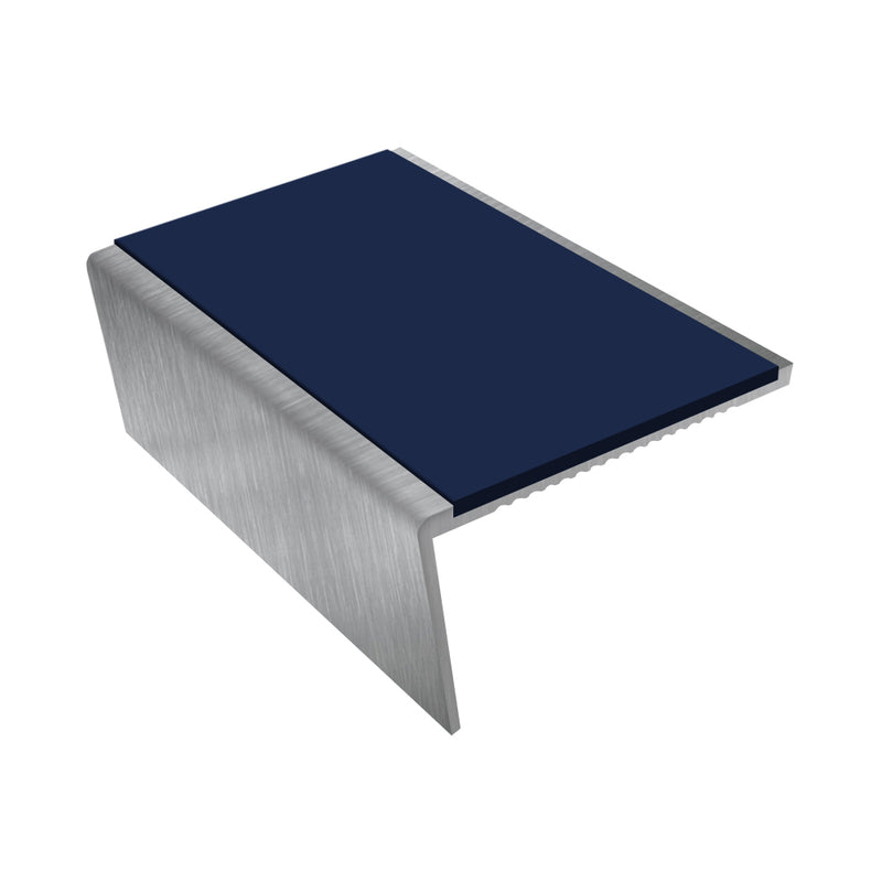 Rake Back Single Channel Aluminium Stair Nosing 3.22m Slip-Resistant for Vinyl, Lino & Carpets Durable, Stylish, Ideal for Home & Commercial Use