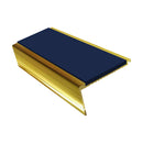 Aluminium Stair Nosing 2.75m Rake Back Single Insert Strip