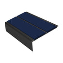 Square Aluminium Stair Nosing 2.44m 93mm Tread 32mm Riser