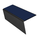 Rake Back Aluminium Stair Nosing 2.44m 56mm Tread PVC Insert