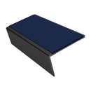 Carpet Stair Nosing 2.44m Aluminium Rake Back PVC Insert