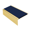 Square Aluminium Stair Nosing 2.44m Single Insert