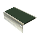 Square Aluminium Stair Nosing 2.44m Single Insert