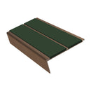 Rake Back Stair Nosing 2.75m Aluminium Double PVC Insert 5mm